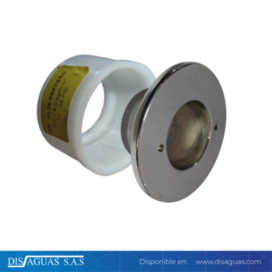 Kit escudo + recibidor para grifería Pressmatic anti-vandálica