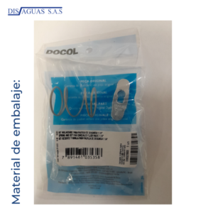 Kit resorte + manija para válvula de sanitario 1.¼" Docol - Imagen 2