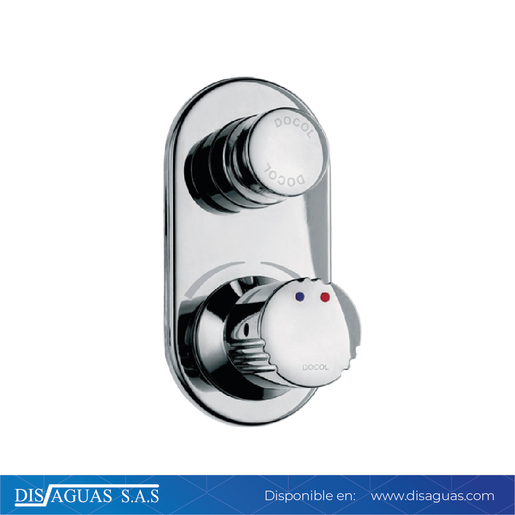 Mezclador tipo push Docol para ducha antivandalica