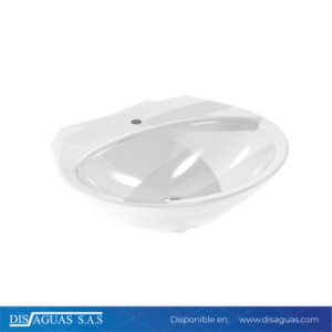 Lavamanos Oceano de pared en porcelana