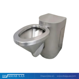 Sanitario Antivandalico De Baja Con Faldon