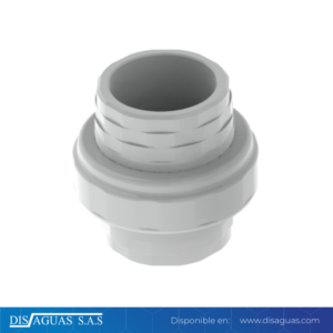 Unión Universal Liviana Lisa en PVC