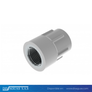 Adaptador Hembra PVC Con Inserto Metálico