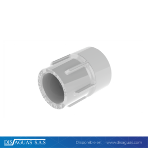 Adaptador Hembra PVC Con Inserto Metálico - Imagen 2