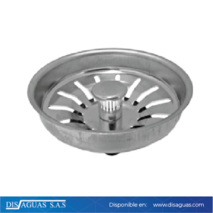 Filtro de 4" Gricol Tipo Italiano en Acero para Lavaplatos