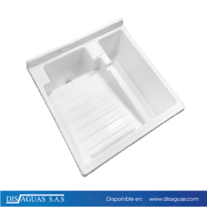 Lavadero Plástico 60×60 con Tanque Tipo Flauta